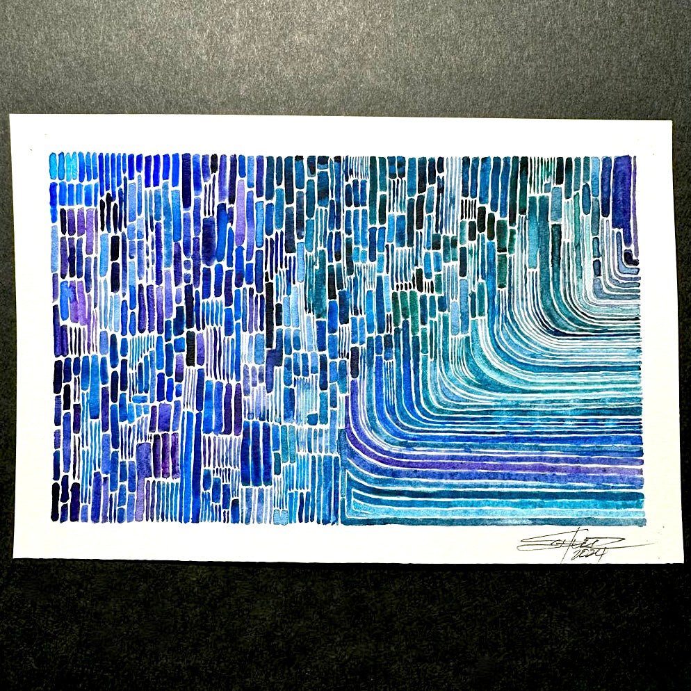 "Getting Unstuck" - Original Art - MJS.ART