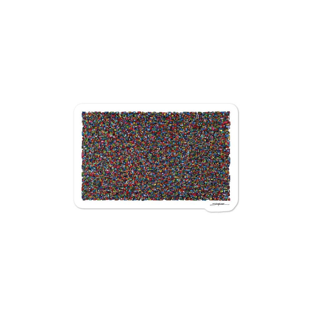 Aequalicolospectro - Laptop Sticker - MJS.ART