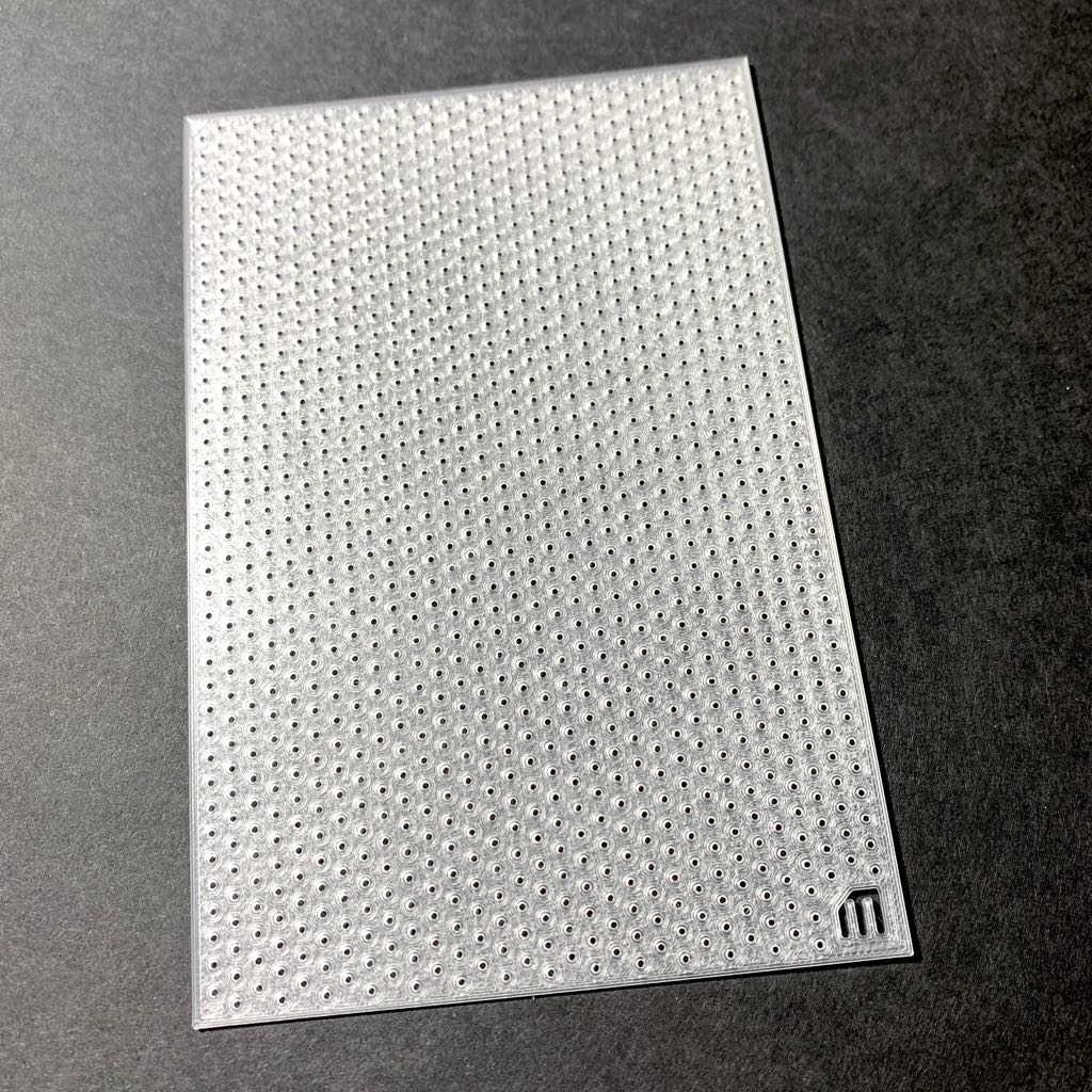 MJS.ART Dot Grid Isometric .25" - Drawing Stencil - MJS.ART