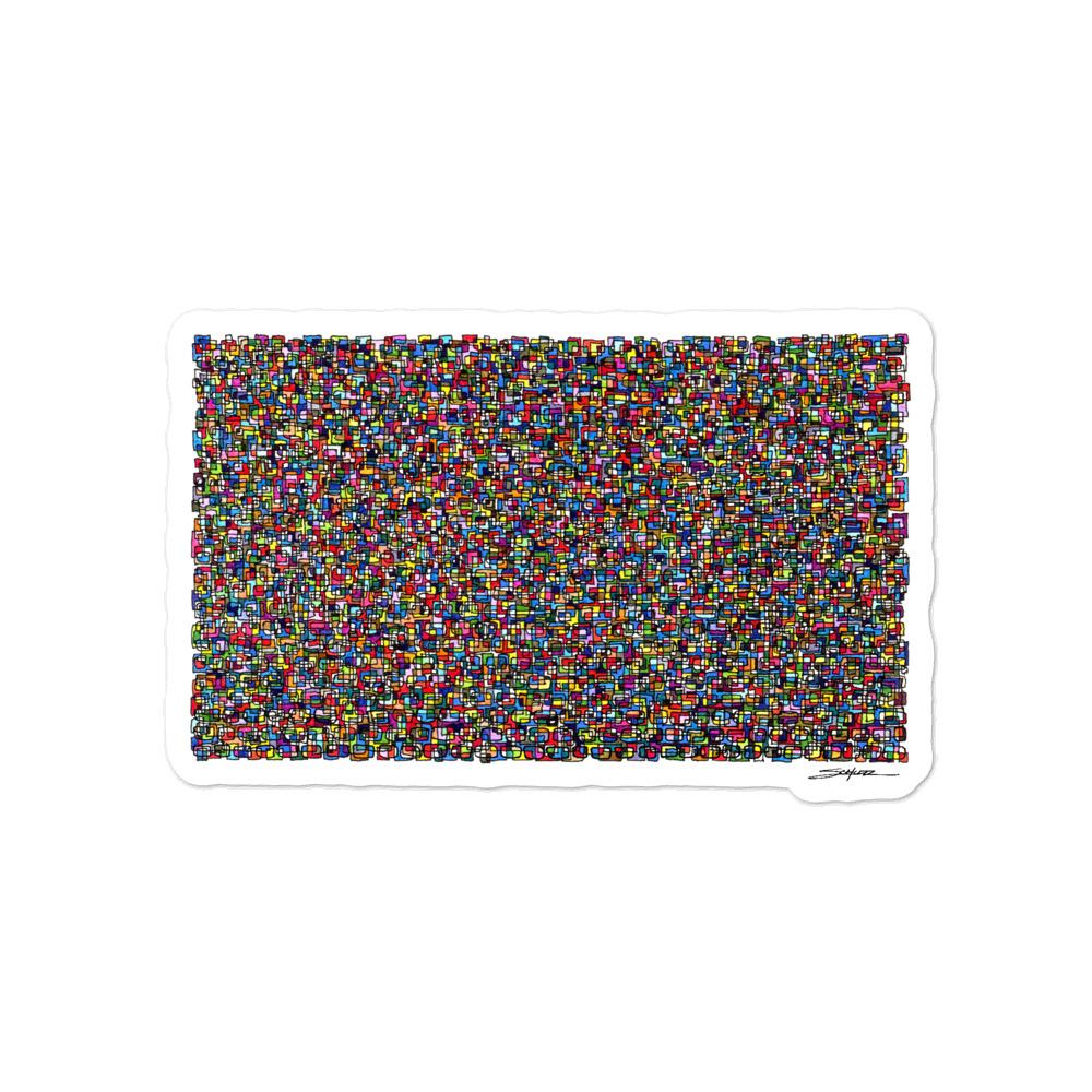 Aequalicolospectro - Laptop Sticker - MJS.ART