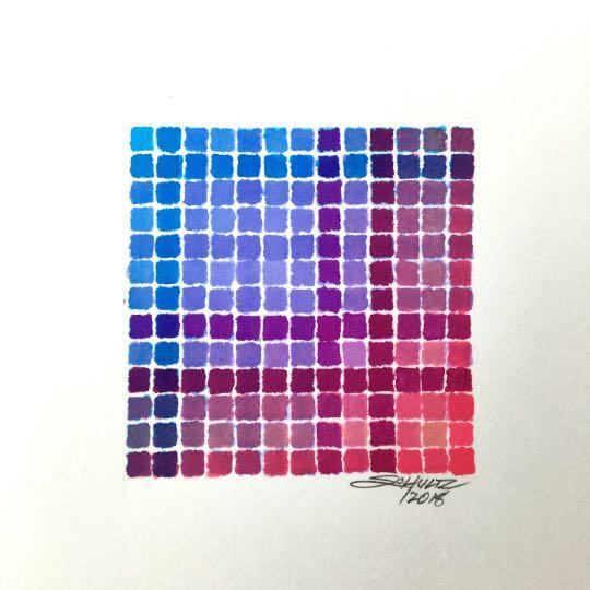 Blue-Purple-Red Spectradient - Original - MJS.ART