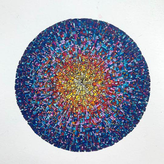 Color Burstation Circle Lattice; v0.01 - Original - MJS.ART