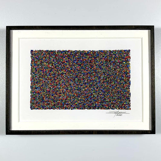 Framed 'Aequalicolospectro' - Original Art - MJS.ART