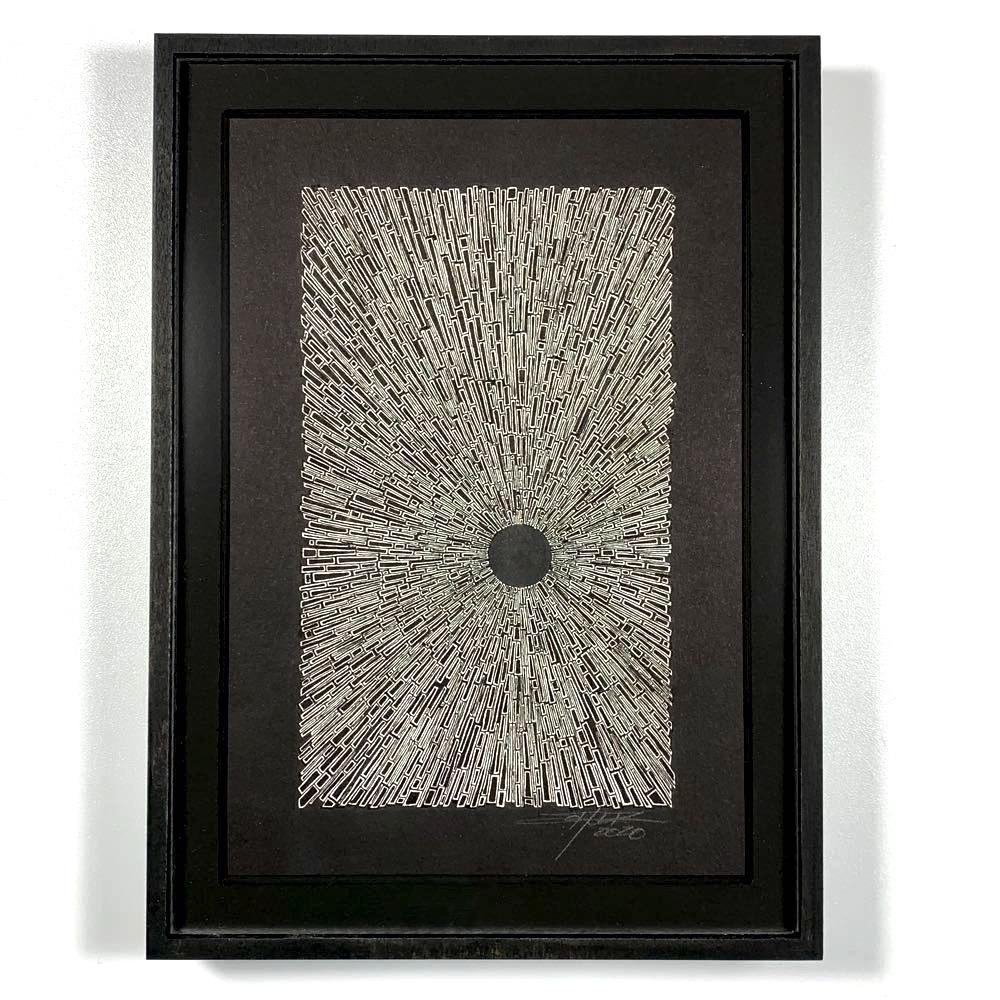 Framed 'The Blinding Darkness of…" - Original Art - MJS.ART