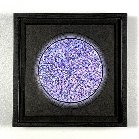 Framed Trianguleidoscope - Original Art - MJS.ART