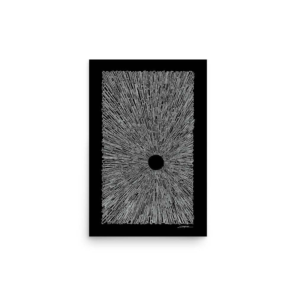 The Blinding Darkness of… - Poster Print - MJS.ART