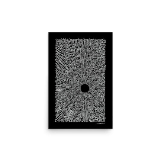 The Blinding Darkness of… - Poster Print - MJS.ART