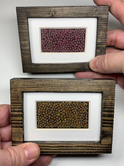 Tiny Framed Flowers: One and Two - Original - MJS.ART