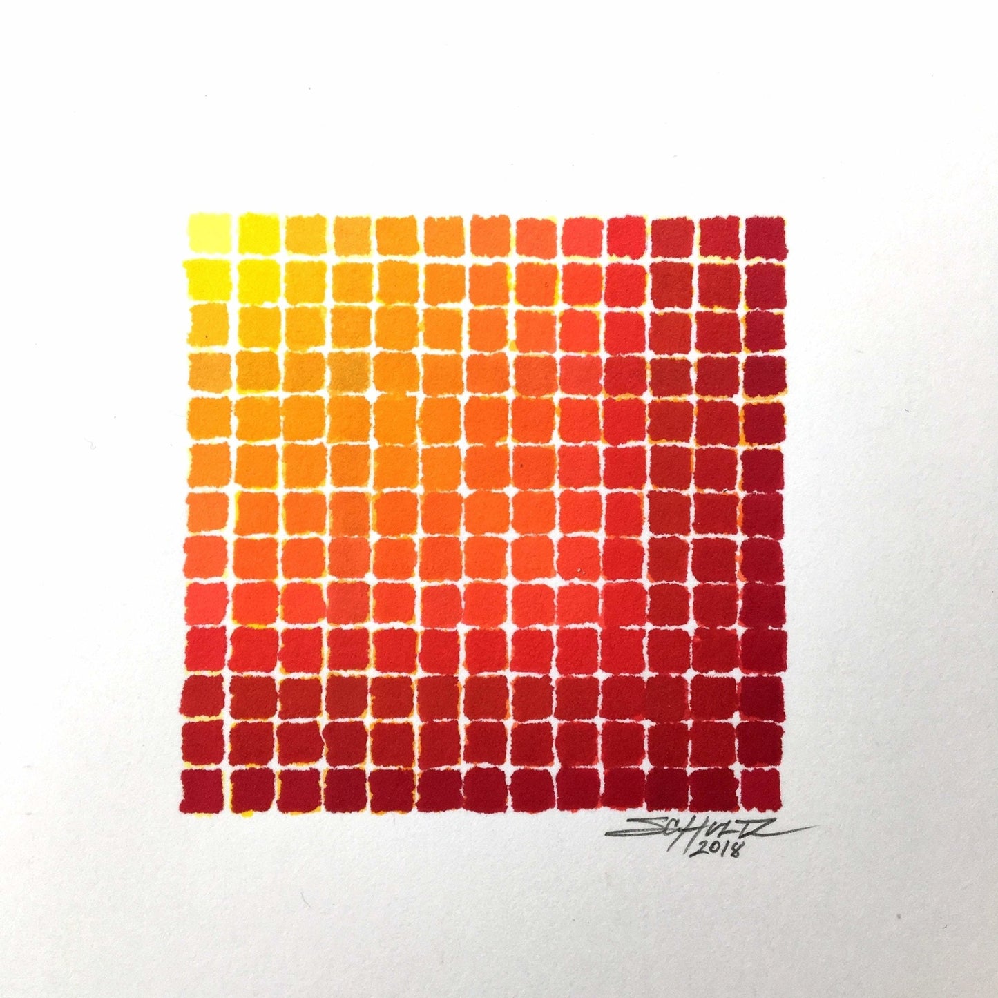 Yellow-Orange-Red Spectradient - Original - MJS.ART